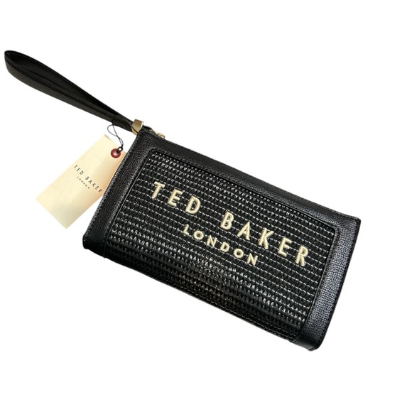 Ted Baker Handbags - Sold⭐️⭐️Ted Baker Raffia Clutch/Wristlet NWT